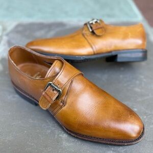 Allen Edmonds Tan Leather Buckle Slip-Ons